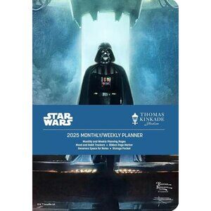 Star Wars Darkness 2025 Monthly/Weekly Planner Note Agenda, New Thomas Kinkade